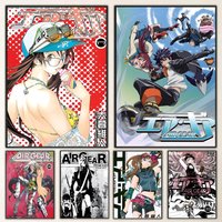 A-Air Gear Poster High-definition poster stickers, suitable for bedroom, living room, home decoration