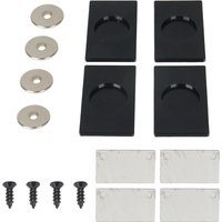 Multi-Functional Strong Magnetic Number Plate Holder Universal For Car Caravan Trailer Black Car Accessories 4x