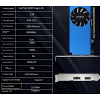 A380 series design game graphics card 6G D6 standard small stop, half high card Intel Arc