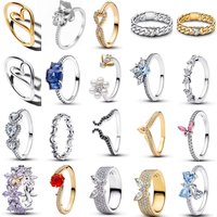 New 925 Silver Eternal Love Ring, Suitable for Wedding Parties, Women's Jewelry, Sparkling Bee Cat Ring, Valentine's Day Gift
