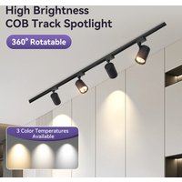 Spot Led Track Lighting 220V 20/30/40/50W COB Spotlight Led Track Lamp Rail Light for Clothing Store Living Room Ceiling Lamp