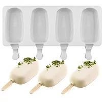 Silicone Ice Cream Mold Magnum Silicone Mold DIY Fruit Juice Ice Pop Cube Maker Tray Popsicle Mould Baking Accessorie