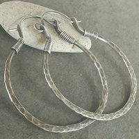 Vintage Silver Color Dangle Women's Earrings Round Carving Pattern Party Daily Wear