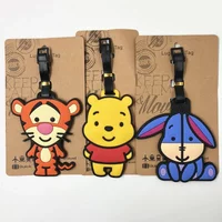 Dsn Winnie The Pooh Eeyore Travel Luggage Tag Cute Travel Silica Gel Suitcase Tag Name Id Holder Boarding Bag Tag