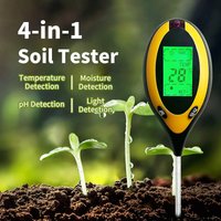 High Precision Soil PH Humidity Nutrient Water Tester Home Gardening Flower Grass Fertility Meter for Plant Care 1PC
