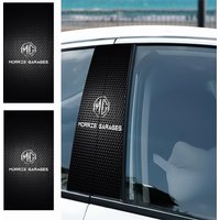 Car Logo B-Pillar Center Decals Decoration Accessorie For Morris Garages MG HS GT Cyberster MG3 MG5 MG6 MG7 MG4 SUN MGF Support