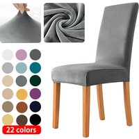 Elastic Leather Chair Cover Backrest Integrated Universal Dining Table Chair Cover All Seasons Household Stool Cover