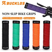 BUCKLOS Bicycle Grip PU+EVA Durable Comfortable Bike Winding Cover Non-slip Mountain Bike Handles Bar Cuff Cycling Parts