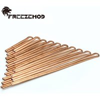 Freezemod 10/20/25/30CM Flat Copper Pipe OD4.5MM Loop T2 Pure Copper Tube Heatsink For Laptop Water Cooling Refit Notebook
