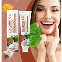 Coconut Oil Toothpaste Teeth Whitening Remove Tartar Cleansing Smoke Tea Stains Fresh Oral Breath Dental Corrector Brighten Care