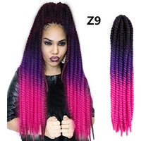 22inch Jumbo Twist Braids Crochet Briads Senegalese Braiding Hair Extension Ombre Synthetic Crochet Hair Braiding Hair For Women