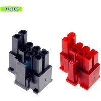 4,20 mm 6+2 PIN 8-Positionen-Buchsengehäuse Computer-Grafikkarte GPU PCI-E PCIe PCI-Express Schiebeschienen-Steckverbinder