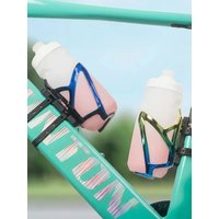 AliExpress NONE Drill-Free Silicone Bicycle Water Bottle Cage Ultralight Colorful Cycling Holder Shockproof MTB Folding Bike Water Bottle Holder