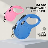 Retractable Dog Leash 3M 5M Strong Pet Lead Automatic Extendable Strap for Small Medium Dogs Accessories Walking Puppy Lead Rope