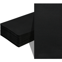 JINYUDOME Black Paper Napkins 8x15.75in Soft Disposable Dinner Napkins with Linen Feel for Kitchen Party Wedding Bathroom Events