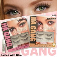 Shujiesi Two Pairs of False Eyelashes—Soft and Fluffy 3D False Eyelashes Suitable for Various Occasions, Including Everyday Wear