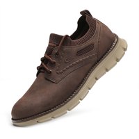 Men's British Style Oxfords Leather Casual Shoes Spring Autumn Retro Fashion Big Size Comfortable Gentleman's Footwear