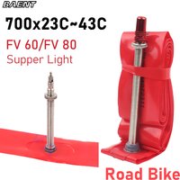 Baent Road Bike Inner Tube Ultralight 700x23/28/32/43C TPU Material Bicycle Tyres 60mm 80mm French Valve Speed Bike Parts