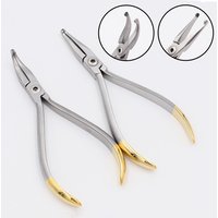 Dental Wie Zange Gerade + Gebogene Kieferorthopädische Gerade Bogen Draht Halten Zange Edelstahl Dental Wie Zange Forcep