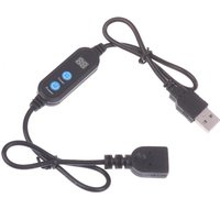 USB Countdown Timer Cord Digital Timer Switch Cable Auto Cutoff Connector Controller Timer Switches For LED Strips Fan Motors
