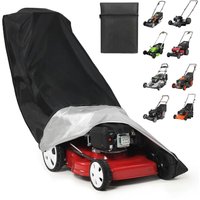 Outdoors Lawn Mower Cover Heavy Duty Waterproof Polyester Oxford Protection Push Mower Cover with Drawstring and Storage Bag