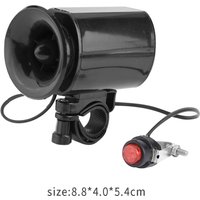 Bike Handlebar Ring High Quality 6 Sounds Super Loud Electronic Horn Ring Alarm Electric Horn