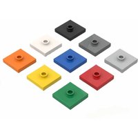 25pcs MOC compatible with 87580 board, 2 x 2 bricks, DIY building block particles, creative construction of children's toys