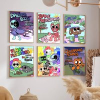 D-Dandys W-World Goob Bassie Astro Posters Wall Decorations For Dorm Rooms Bedroom And Living Room Gift