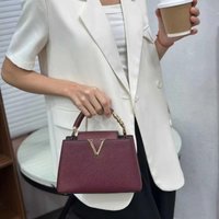 Luxury Leather Crossbody Bag For Women By Famous Designer - Elegant Classic Handbag Style Popular Among Ladies