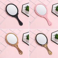 Beauty Standing Makeup Makeup Mirrors Vintage Oval-Shape Vanity Mirror Handheld Mirror