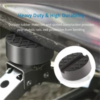 Floor Slotted Car Jack Rubber Pad Frame Protector Adapter Jacking Tool Pinch Weld Side Lifting Disk For Lexus Subaru Fiat Volvo