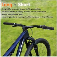 AliExpress NONE 80mm/129mm Bicycle Grip Derailleur Bike Grip MTB Mountain Bike Long Short Rubber Soft Grip Folding Cycling Accessories