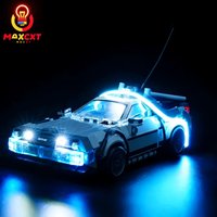 MAXCXT LED Light For LEGO 77256 Back to the Future Time Machine DIY Decorative Lamp Not Include Building Blocks Set