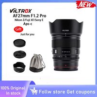 Viltrox 27mm f1.2 Pro Auto Focus Large Aperture Lens for Fuji X/Nikon Z/Sony E Mount APS-C Mirrorless Cameras