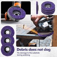 1Pcs 75-180mm Coral Disc Poly Strip Disc Diamond Grinding Wheel Flap Disc for Angle Grinder Paint Rust Removal Clean Abrasiv