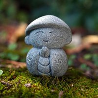 Cute Ksitigarbha Big Pagoda Lantern Japanese Buddha Shaped Decor Micro Scene Garden Chinese Lanterns Bluestone Ornament New