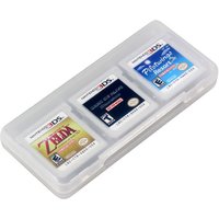 Clear 6 in 1 Game Card Storage Case Cartridge Box for Nintendo 3DS XL LL NDS DSi