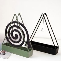 Creative Mosquito Coil Holder With Tray Coil Incense Burner Frame Rack For Home Patio Summer Mosquito Repellent Accessories