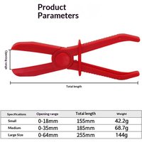 1/3Pcs Nylon Hose Clamp Plier Auto Brake Fuel Water Pipe Clamp Hands-Free Car Repair Tool