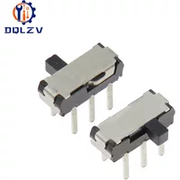 MSK-22D18 MINI Slide Switch 2P2T DPDT DIP 6Pin Side Slide Mini Toggle Switches Micro Slide Switches Black