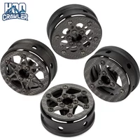 1.9 Inch Carbon Fiber Portal Beadlock Wheels Rims for 1/10 RC Crawler lightweight design GSPEED LCG Chassis Capra SCX10 Pro TRX4