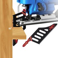 Curve Saw Blade 108mm Jigsaw Blade Extra Long Heavy Duty Scroll Saw Blades T-Shank Fine Coarse Teeth For Wood Aluminum