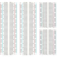 1PCS Breadboards 830 Point 400 Point Solderless Breadboards for Raspberry pi Arduino Proto Shield Distribution Connecting Blocks