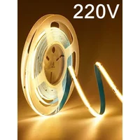 220V 30M 20M/Roll COB LED Light Strip Scalable Flex Tape High Bright 240LEDs/M Linear Lighting TV Background Room Decoration