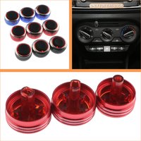 AC Knob for Kia Pegas 2017 2018 2019 Car Air Conditioning Heater Control Switch Button Knobs Aluminum Alloy Accessories