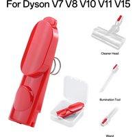 Red Wand Button With Spring Head Clip Snap Button For Dyson V7 V8 V10 V11 V15 Vacuum Cleaner Parts Tool Button with Spring