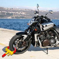 Anti-Theft Wheel Lock Clamp, Heavy Duty Motorcycle & Car Tire Security Lock