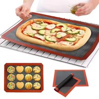 Silicone Baking Mat Sheet 30x40cm Reusable Baking Cookie Sheet Non-Stick Heat Resistant Baking Mat for Oven Grill Microwave