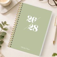 1PC 2026-2028 Academic Planner Jul 2026-Jun 2028, A5 Monthly Planner with Reference Calendars, Notes Pages & Spiral Binding