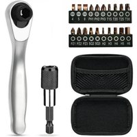 AliExpress probon 22IN1 Bike Allen Key Spanner Single-Ended Torque Ratchet Wrench Set Match 1/4 Inch Screwdriver Set For Bicycle Hand Repair Tools